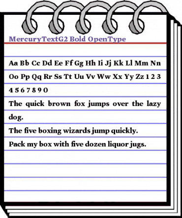 Mercury Text G2 Bold animated font preview Mercury Text G2 Bold animated font preview