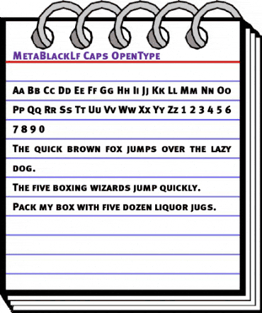 Meta Black Lf Caps animated font preview Meta Black Lf Caps animated font preview