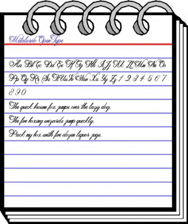 Metalurdo Regular animated font preview