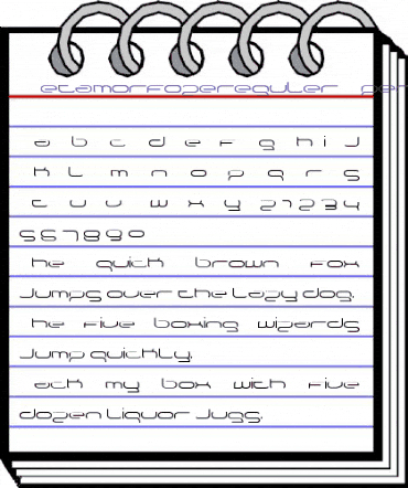 Metamorfoze reguler animated font preview Metamorfoze reguler animated font preview