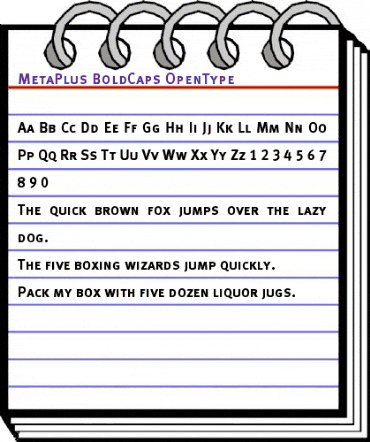 MetaPlus BoldCaps animated font preview MetaPlus BoldCaps animated font preview