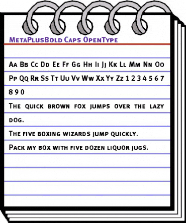 MetaPlusBold- Caps animated font preview MetaPlusBold- Caps animated font preview