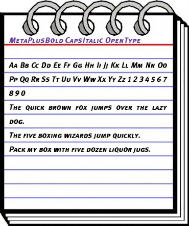 MetaPlusBold- CapsItalic animated font preview MetaPlusBold- CapsItalic animated font preview