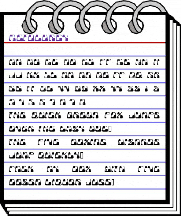 Metolurgy Regular animated font preview Metolurgy Regular animated font preview