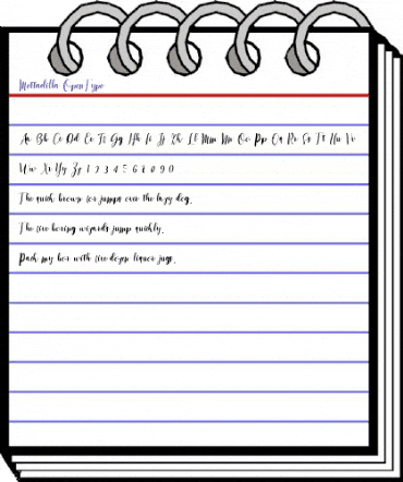 Mettadilla Regular animated font preview Mettadilla Regular animated font preview