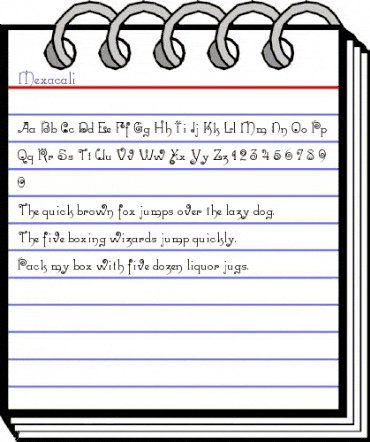 Mexacali Regular animated font preview Mexacali Regular animated font preview