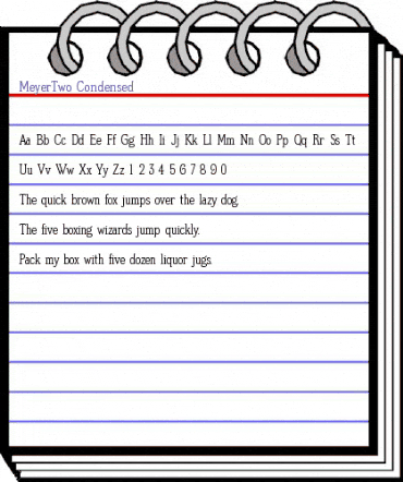 MeyerTwo Regular animated font preview MeyerTwo Regular animated font preview