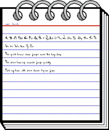 mgs4brush Regular animated font preview mgs4brush Regular animated font preview