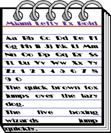 Miami Lefty Ex Bold Bold animated font preview Miami Lefty Ex Bold Bold animated font preview