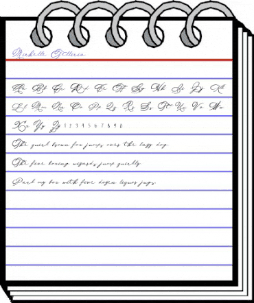 Michelle Fellicia Regular animated font preview Michelle Fellicia Regular animated font preview