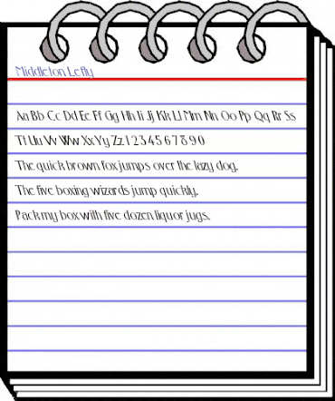 Middleton-Lefty Regular animated font preview Middleton-Lefty Regular animated font preview