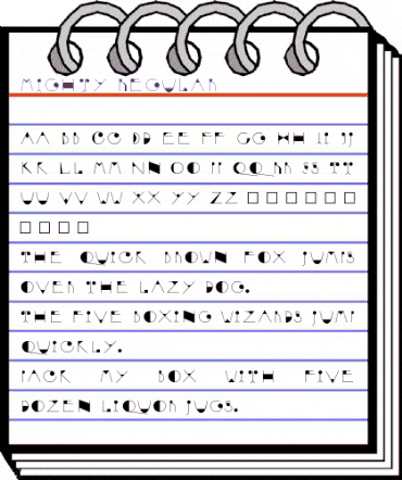 Mighty Regular animated font preview Mighty Regular animated font preview