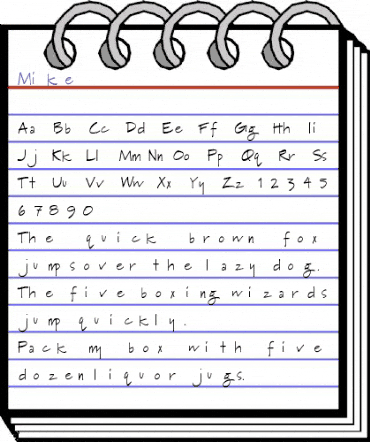 Mike Regular animated font preview Mike Regular animated font preview