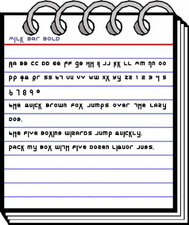 Milk Bar Bold Bold animated font preview Milk Bar Bold Bold animated font preview