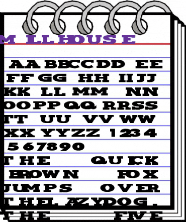 NewWGL4Font Regular animated font preview