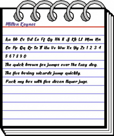 Milton Keynes Regular animated font preview Milton Keynes Regular animated font preview