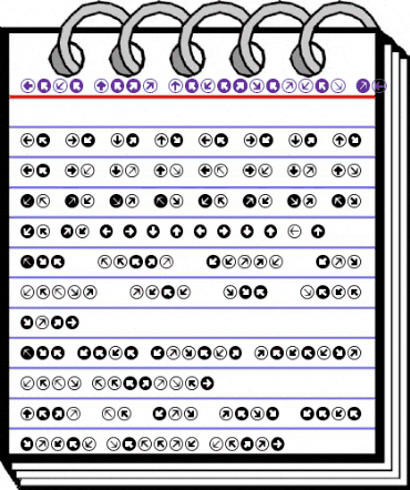 Mini Pics Directional RA animated font preview Mini Pics Directional RA animated font preview