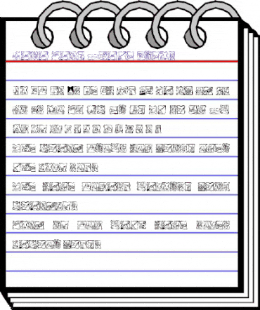 Mini Pics White Bread animated font preview Mini Pics White Bread animated font preview