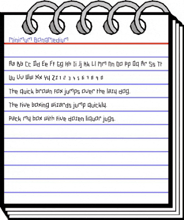 Minimum Regular animated font preview Minimum Regular animated font preview