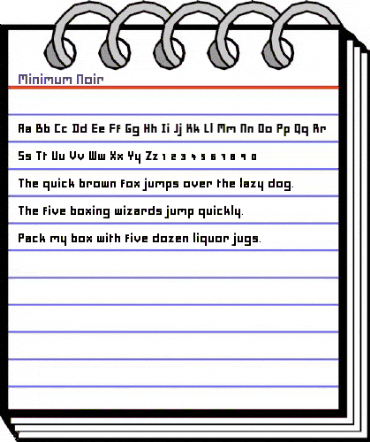 Minimum Bold animated font preview Minimum Bold animated font preview