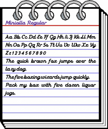 Miniolla Regular animated font preview Miniolla Regular animated font preview