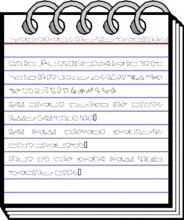 MiniPics BorderlineLoose animated font preview MiniPics BorderlineLoose animated font preview