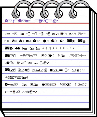 MiniPics Digidings animated font preview MiniPics Digidings animated font preview