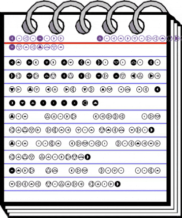 MiniPics DirectionalRT animated font preview MiniPics DirectionalRT animated font preview