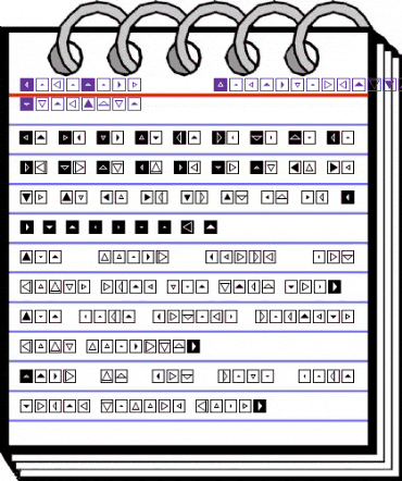 MiniPics DirectionalST animated font preview MiniPics DirectionalST animated font preview