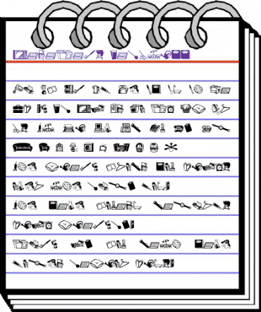 MiniPics LilStuff Regular animated font preview MiniPics LilStuff Regular animated font preview