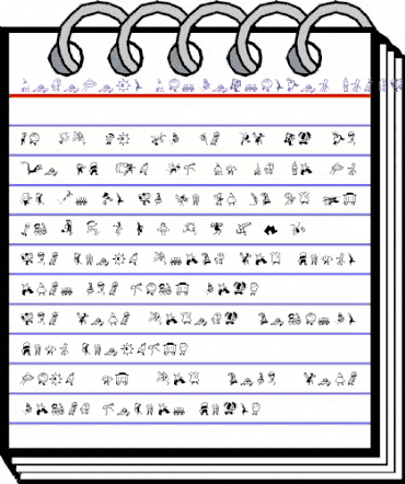 MiniPics MardiGrasHip animated font preview MiniPics MardiGrasHip animated font preview