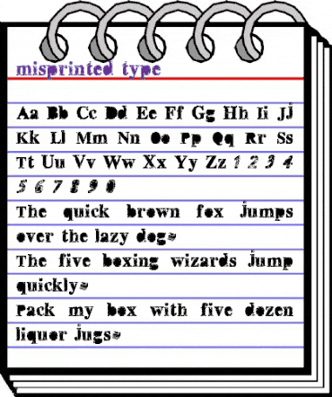 misprinted type are you def? animated font preview