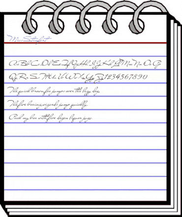 Miss Stanfort Regular animated font preview Miss Stanfort Regular animated font preview