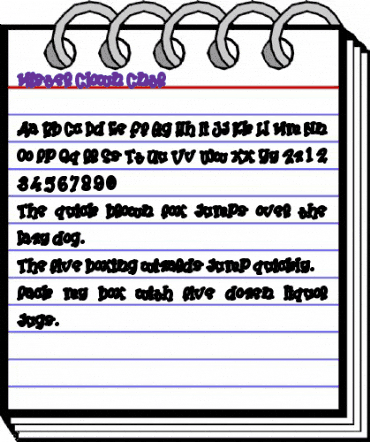 Mister Clown Cntr Regular animated font preview