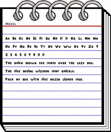 Model Medium animated font preview Model Medium animated font preview