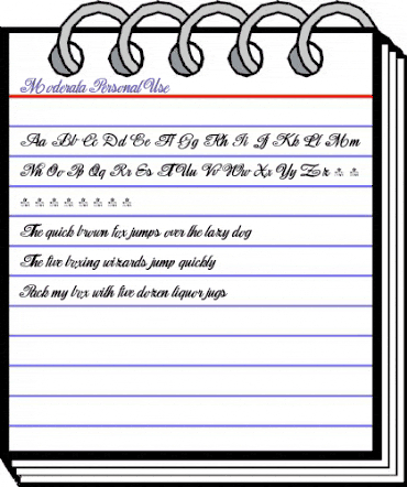 Moderata Personal Use Regular animated font preview Moderata Personal Use Regular animated font preview
