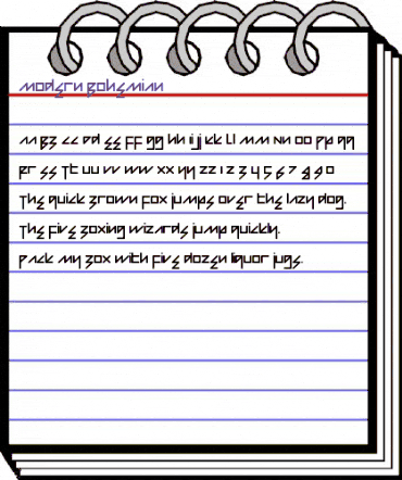 Modern Bohemian Regular animated font preview Modern Bohemian Regular animated font preview