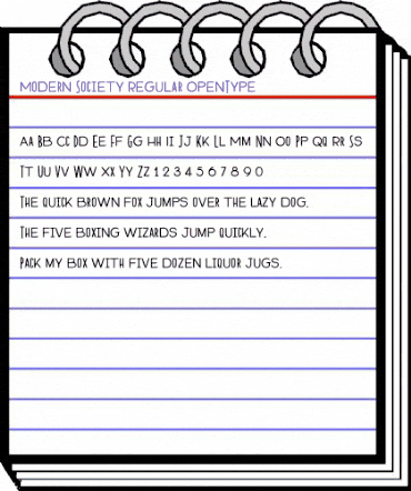 Modern Society Regular animated font preview Modern Society Regular animated font preview