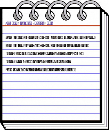 ModernStainedGlass2Tone Regular animated font preview ModernStainedGlass2Tone Regular animated font preview