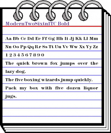 ModernTwoSixtnITC Bold animated font preview ModernTwoSixtnITC Bold animated font preview