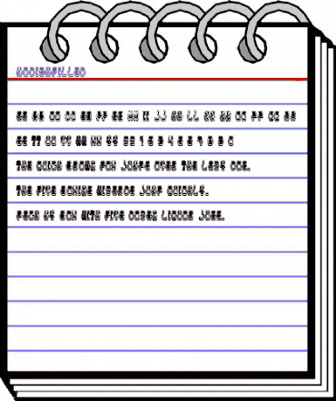 Modish Filled Regular animated font preview Modish Filled Regular animated font preview