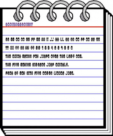 Modish Gradient Regular animated font preview Modish Gradient Regular animated font preview