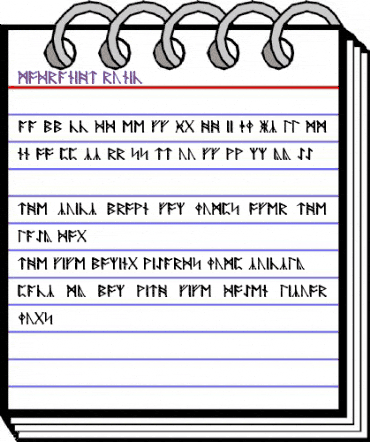 Modraniht Runic Regular animated font preview Modraniht Runic Regular animated font preview