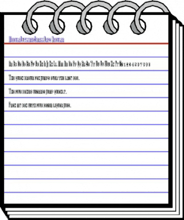 ModulaOutlinedSmallCaps Regular animated font preview