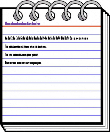 Modula RoundBlackSmallCaps animated font preview Modula RoundBlackSmallCaps animated font preview