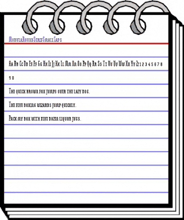 ModulaRoundSerifSmallCaps Roman animated font preview ModulaRoundSerifSmallCaps Roman animated font preview