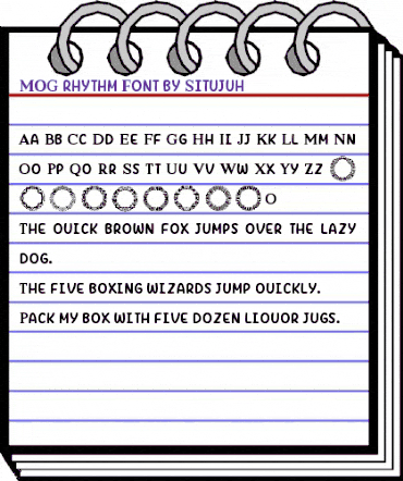 MOG rhythm Regular animated font preview MOG rhythm Regular animated font preview