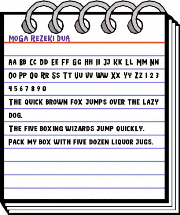 MoGa ReZeKi DuA ReZeKi-DuA animated font preview MoGa ReZeKi DuA ReZeKi-DuA animated font preview