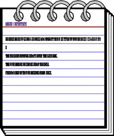 Mojo Regular animated font preview