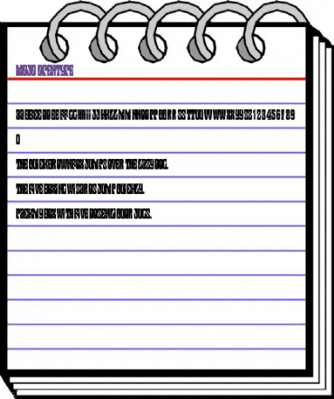 Mojo Regular animated font preview